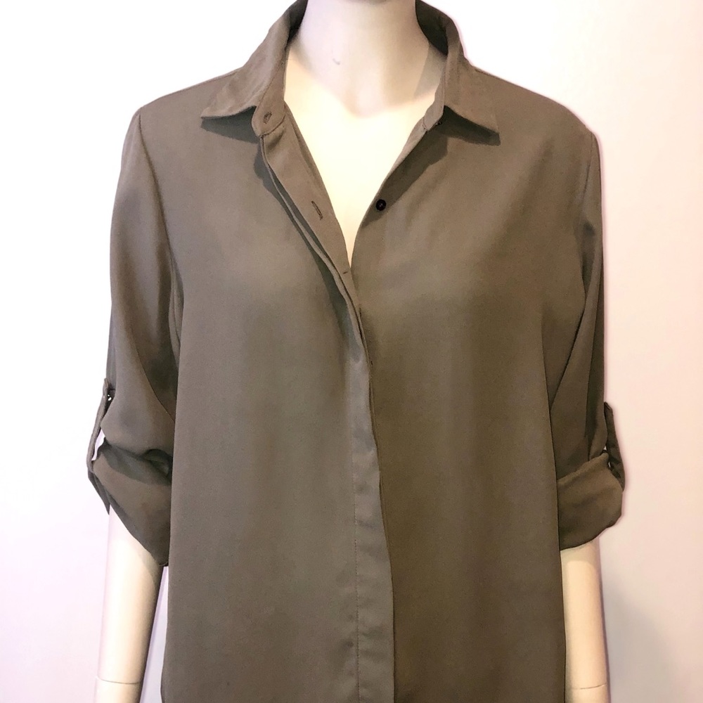 Women’s button up blouse.